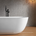 Customized Morden Style Free Standing Acrylic Bath Tub White Bathtub For Bathroom